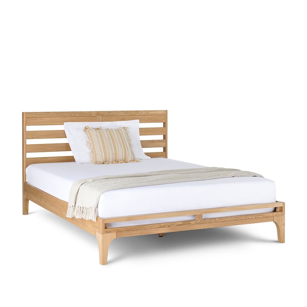 Durham Natural Oak King-Size Bed