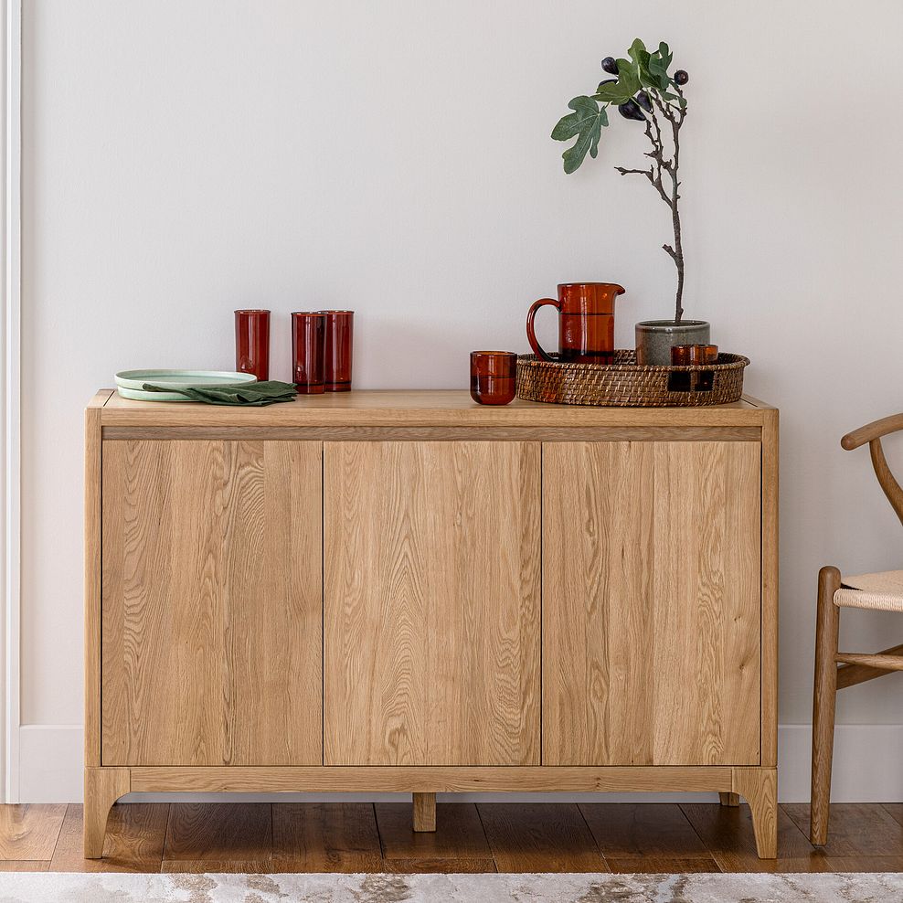Durham Natural Oak Large Sideboard 1