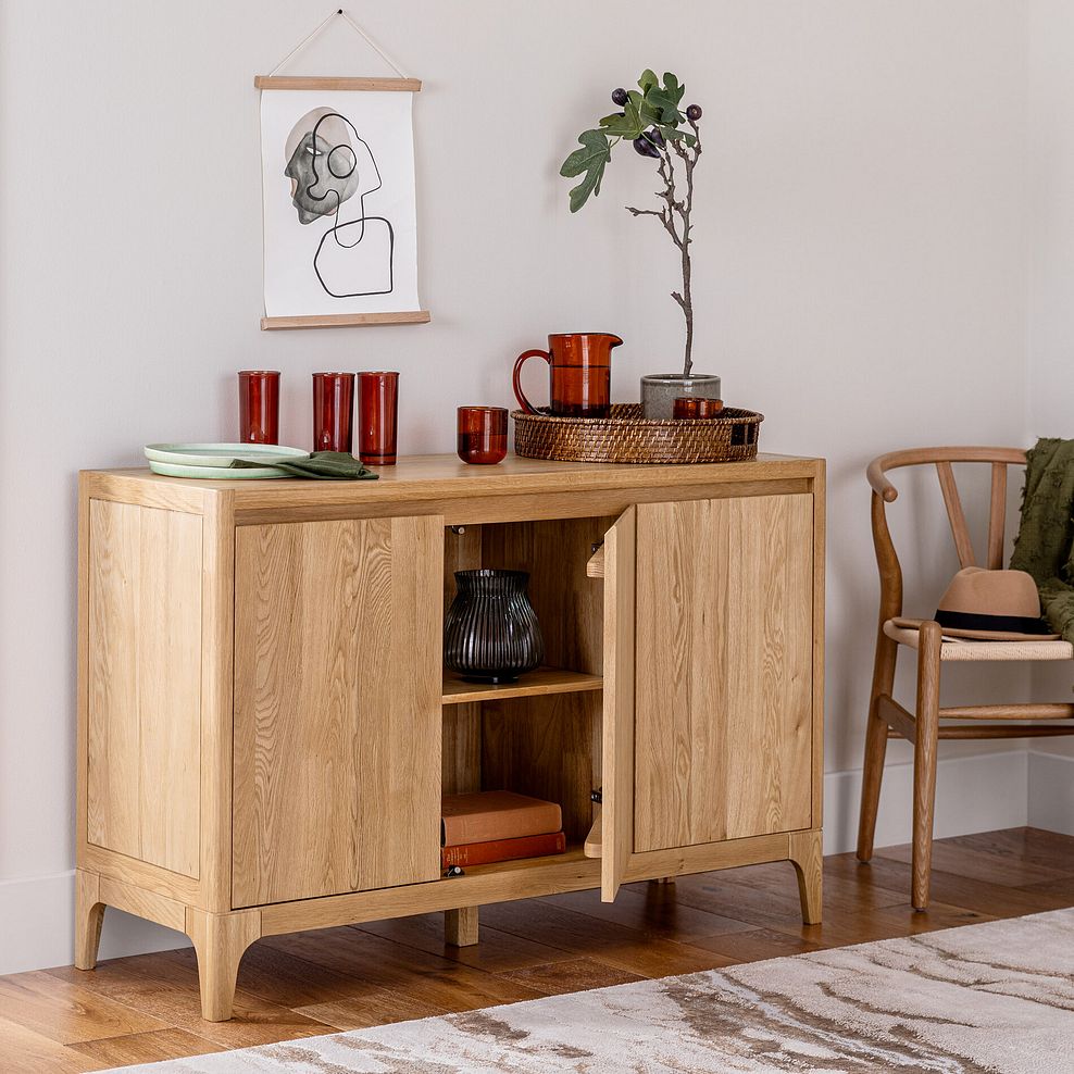 Durham Natural Oak Large Sideboard 4