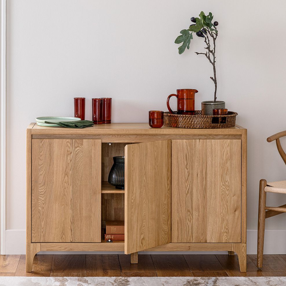 Durham Natural Oak Large Sideboard 2