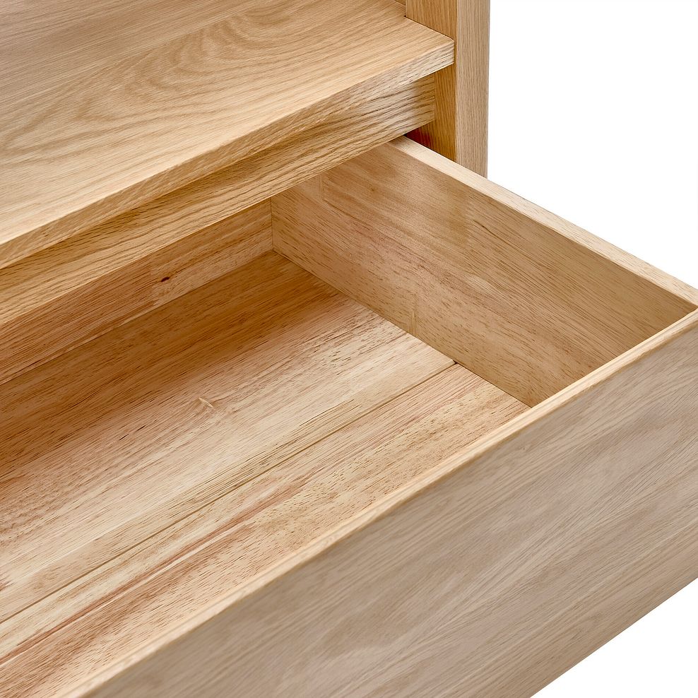 Durham Natural Oak Open Shelving Unit 12