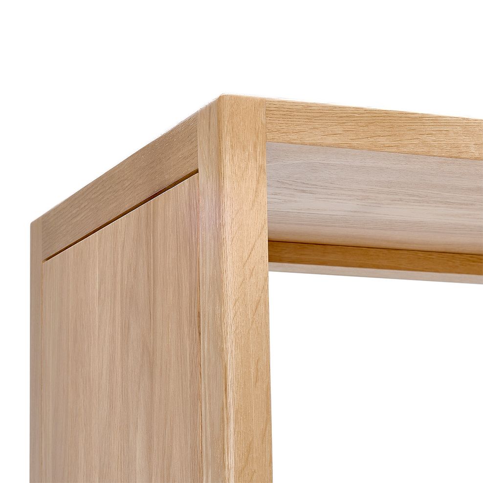 Durham Natural Oak Open Shelving Unit 9