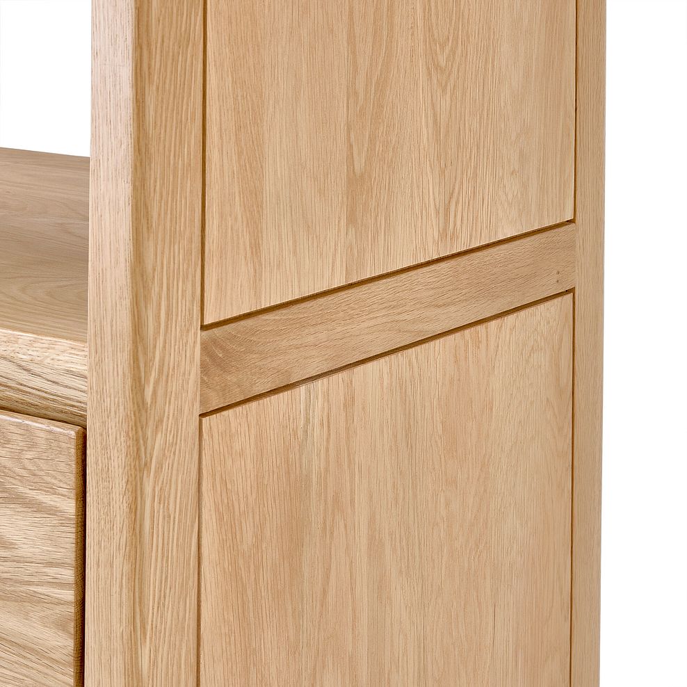 Durham Natural Oak Open Shelving Unit 11