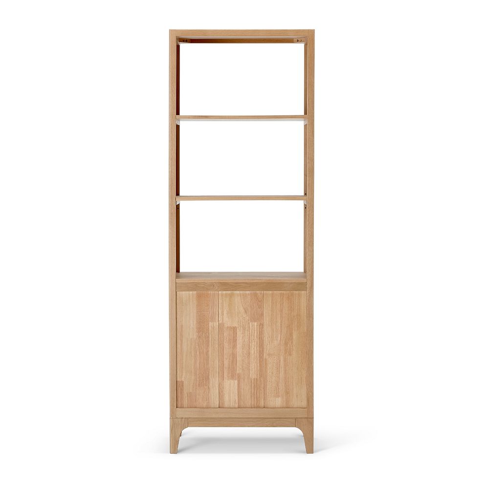 Durham Natural Oak Open Shelving Unit 8