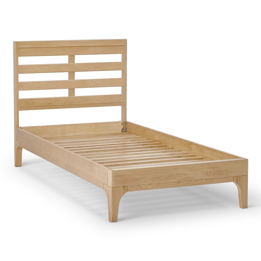 Durham Natural Oak Single Bed 2