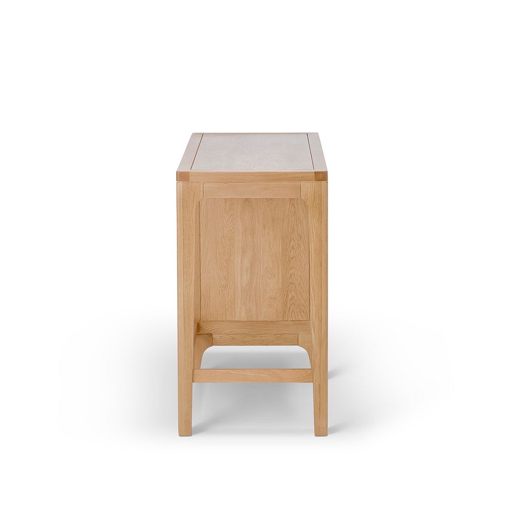 Durham Natural Oak Single Pedestal Desk 4