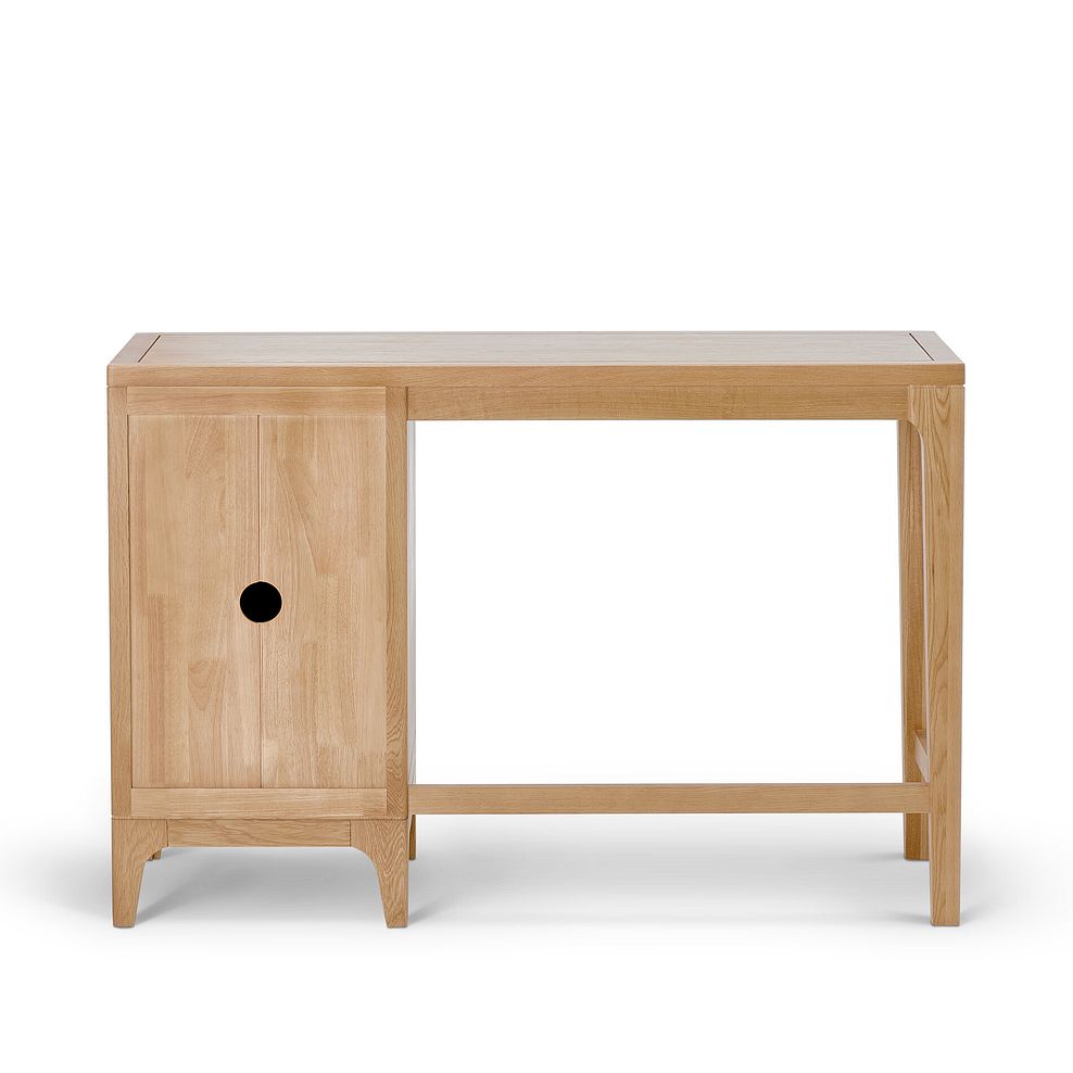 Durham Natural Oak Single Pedestal Desk 5