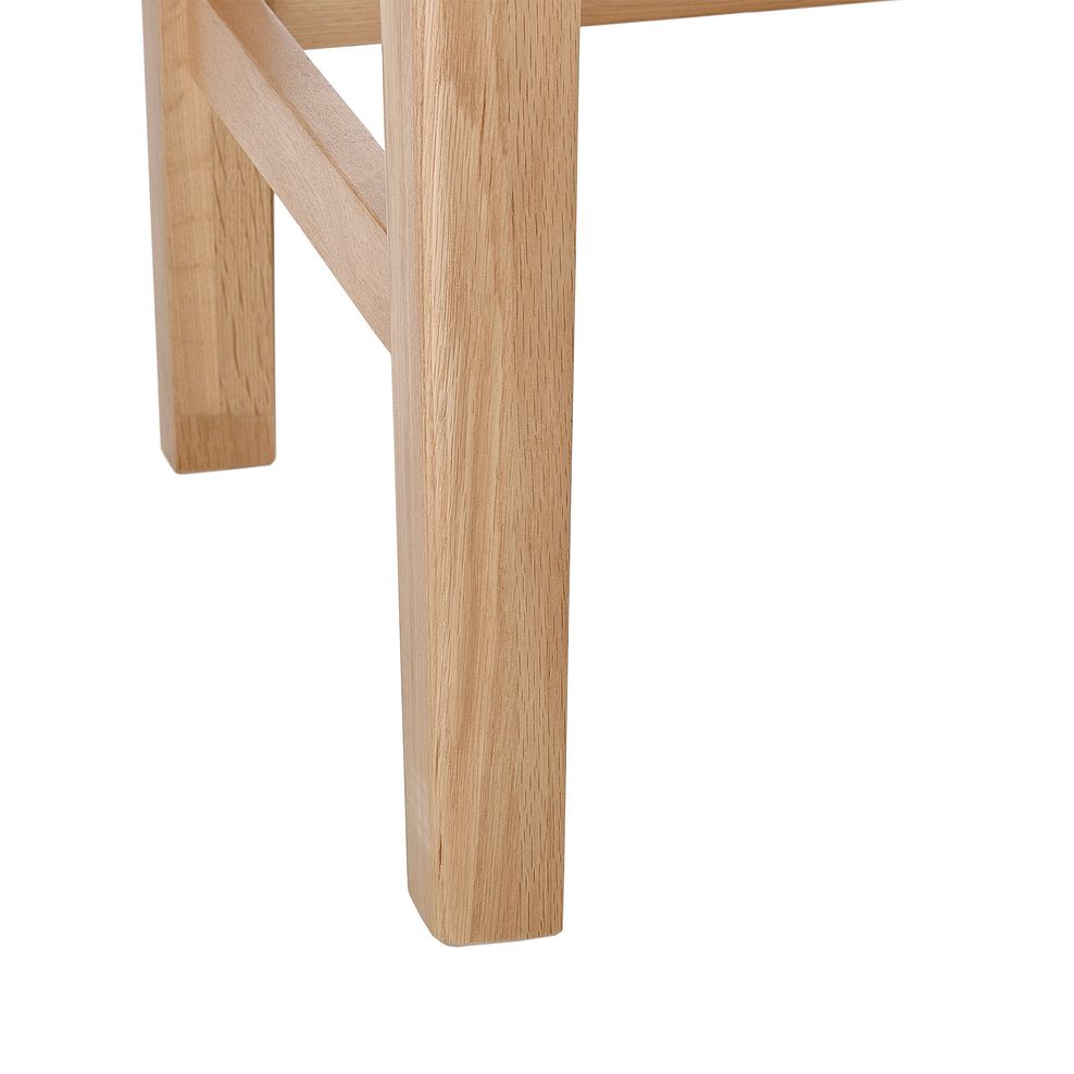 Durham Natural Oak Single Pedestal Desk 7