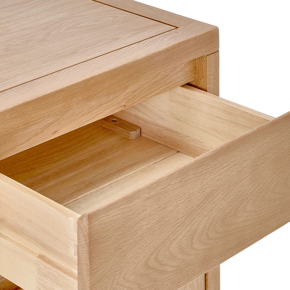 Durham Natural Oak Single Pedestal Desk 8