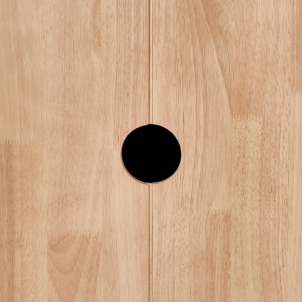 Durham Natural Oak Single Pedestal Desk 12