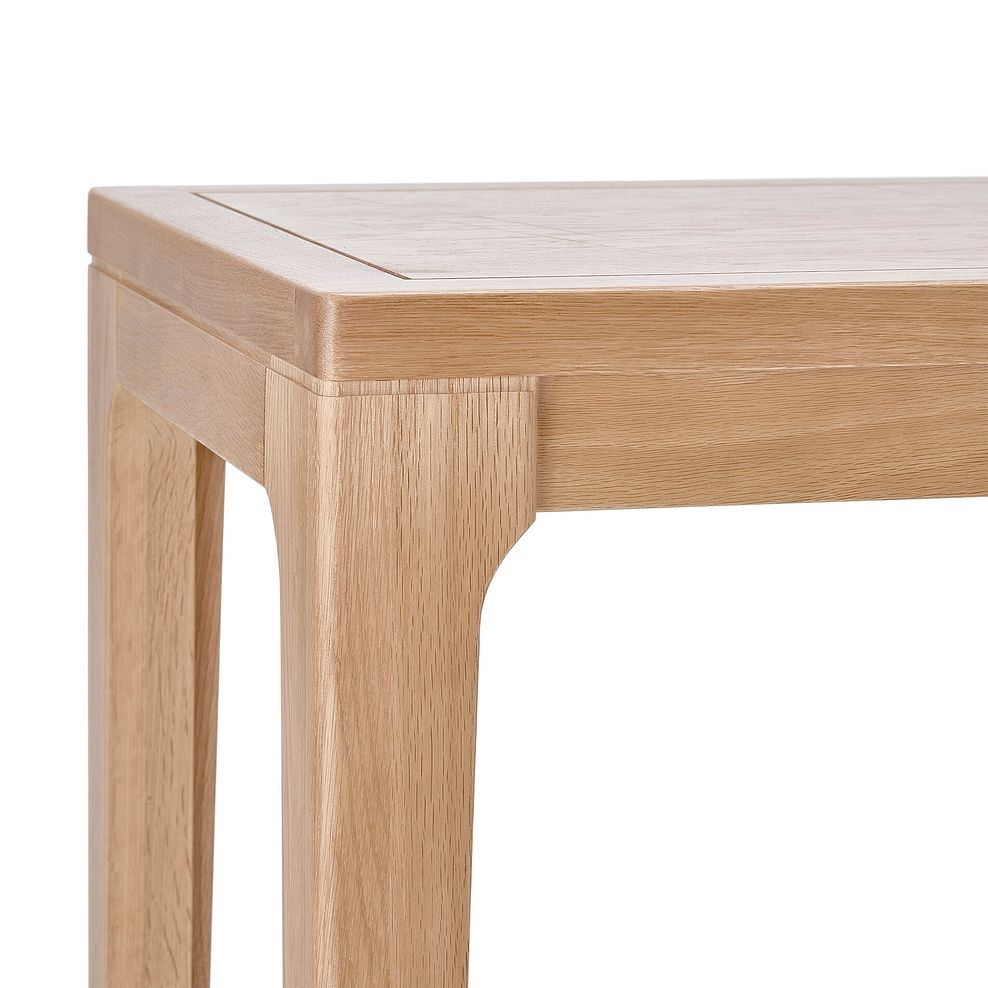 Durham Natural Oak Single Pedestal Desk 13
