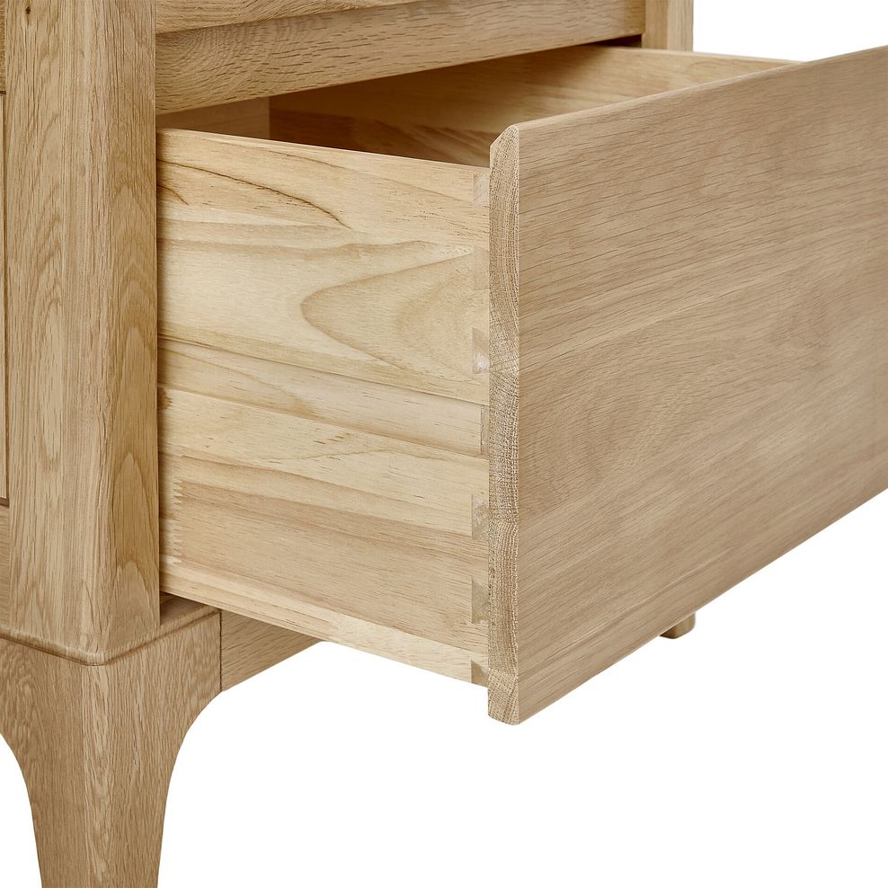 Durham Natural Oak Single Wardrobe 12