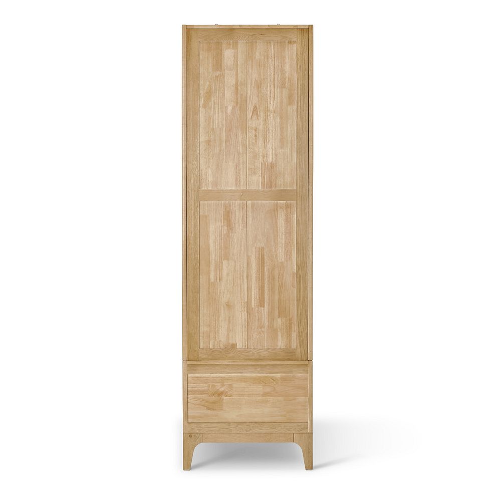 Durham Natural Oak Single Wardrobe 6