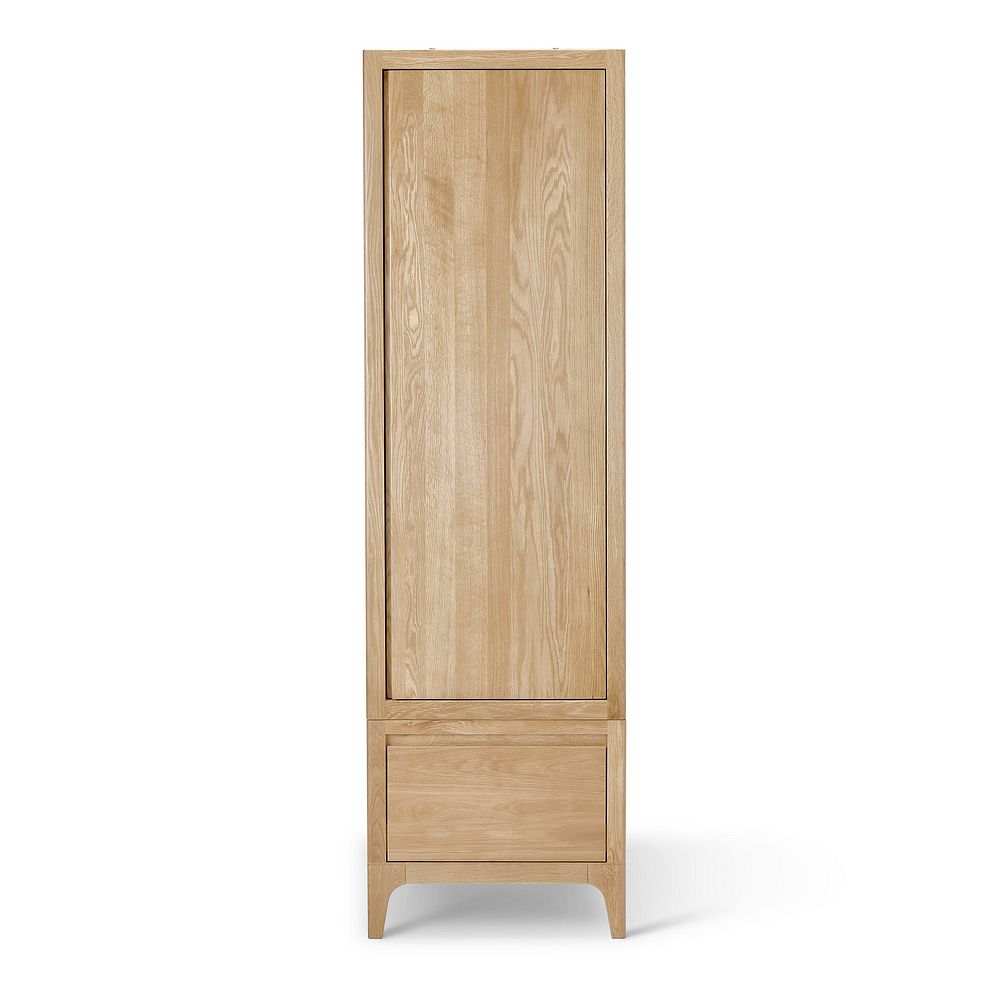 Durham Natural Oak Single Wardrobe 5