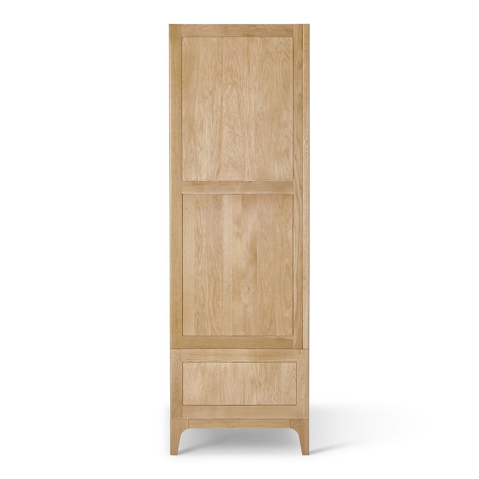 Durham Natural Oak Single Wardrobe 7