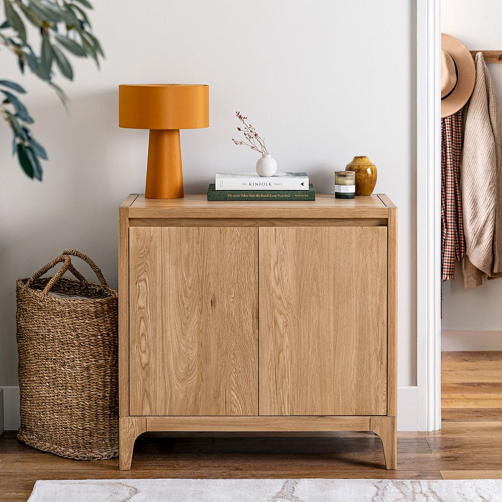 Durham Natural Oak Small Sideboard 1
