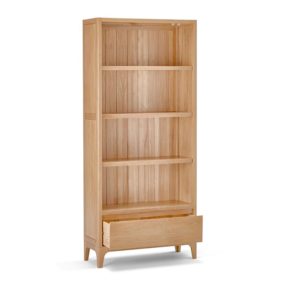 Durham Natural Oak Tall Bookcase 3