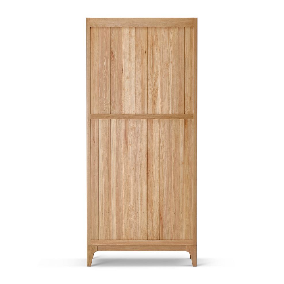 Durham Natural Oak Tall Bookcase 5