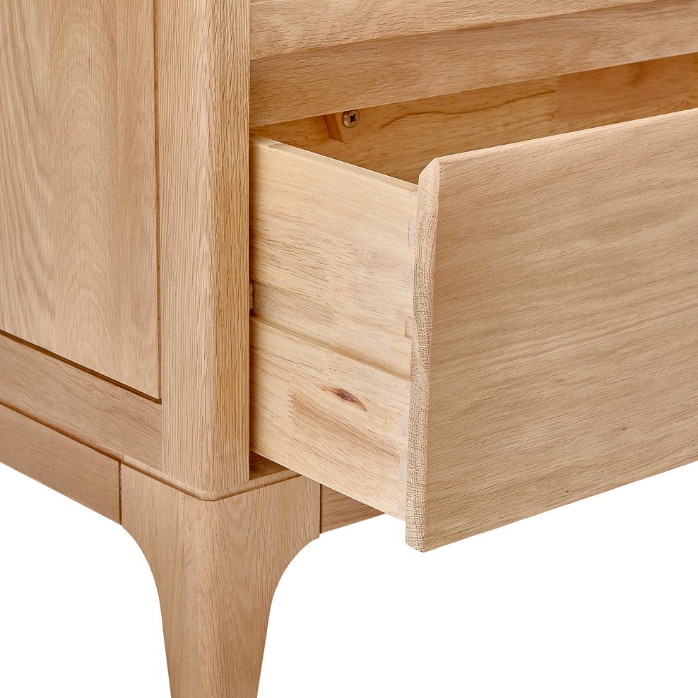 Durham Natural Oak Tall Bookcase 8