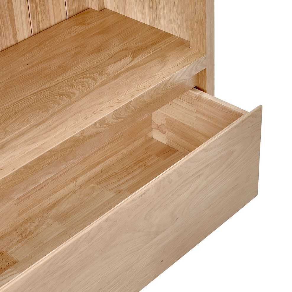 Durham Natural Oak Tall Bookcase 9