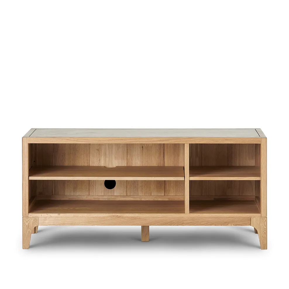 Durham Natural Oak TV Unit 4