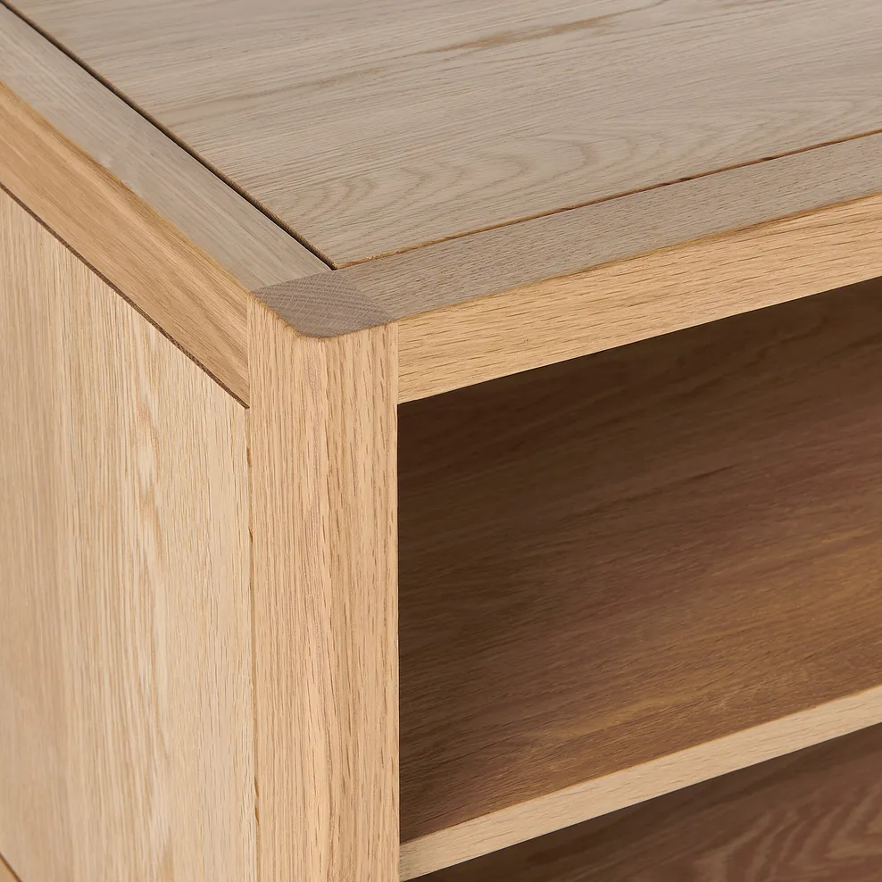 Durham Natural Oak TV Unit 6