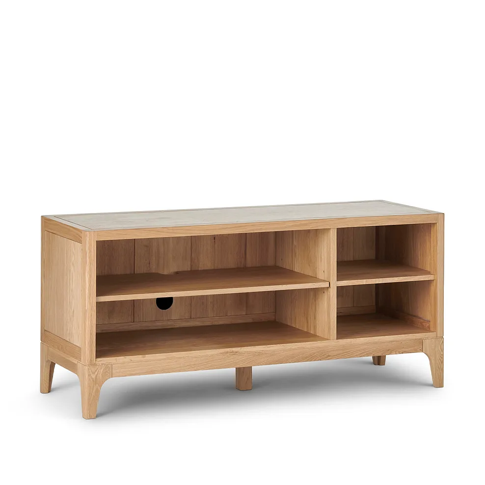 Durham Natural Oak TV Unit 3