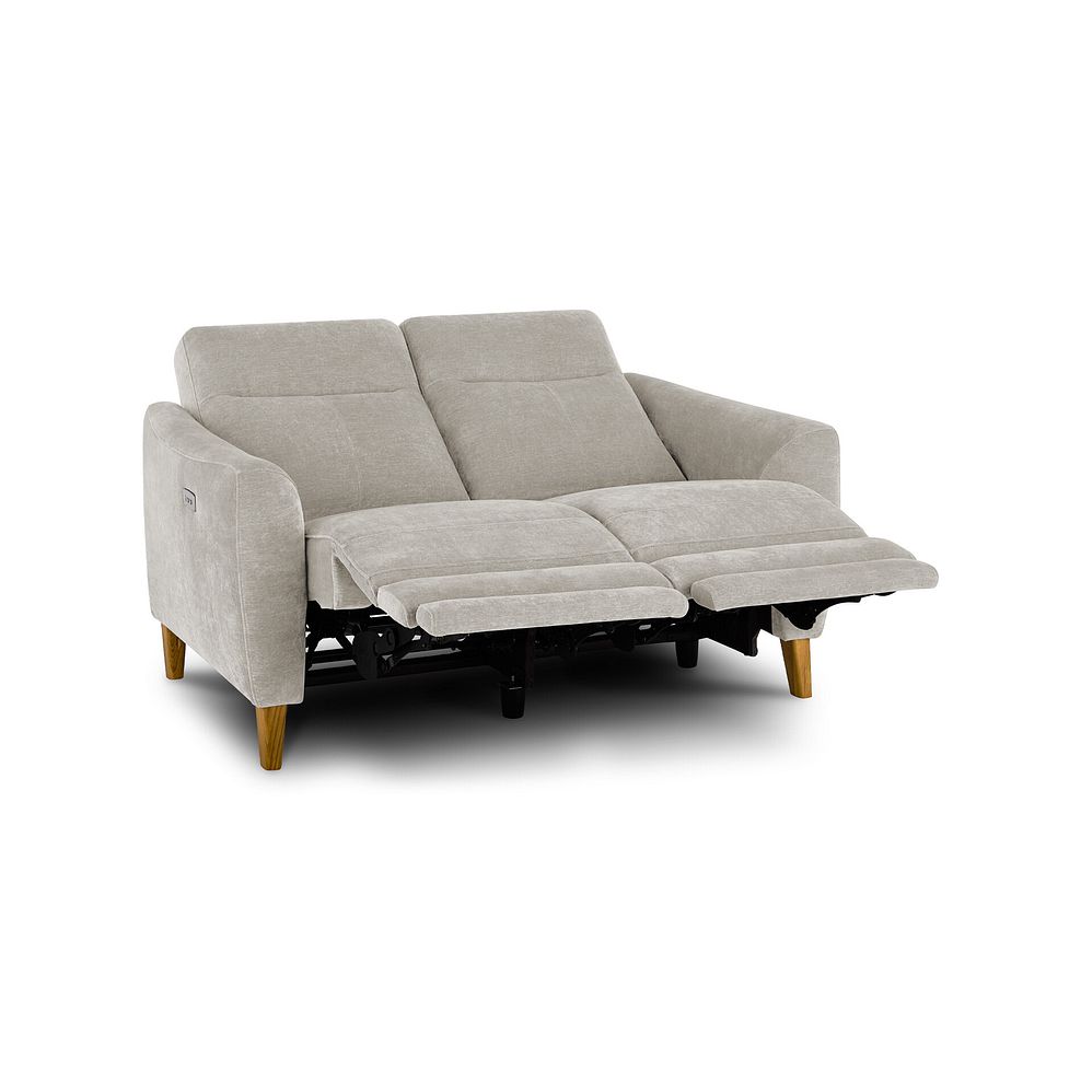 Dylan 2 Seater Electric Recliner Sofa in Amigo Dove Fabric 5