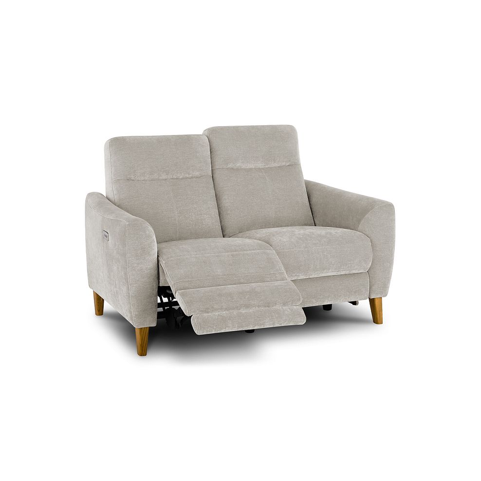 Dylan 2 Seater Electric Recliner Sofa in Amigo Dove Fabric 3
