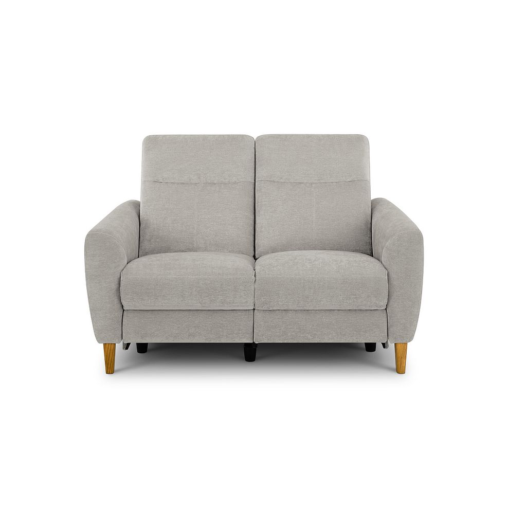 Dylan 2 Seater Electric Recliner Sofa in Amigo Dove Fabric 5