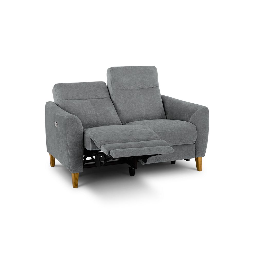 Dylan 2 Seater Electric Recliner Sofa in Amigo Granite Fabric 6