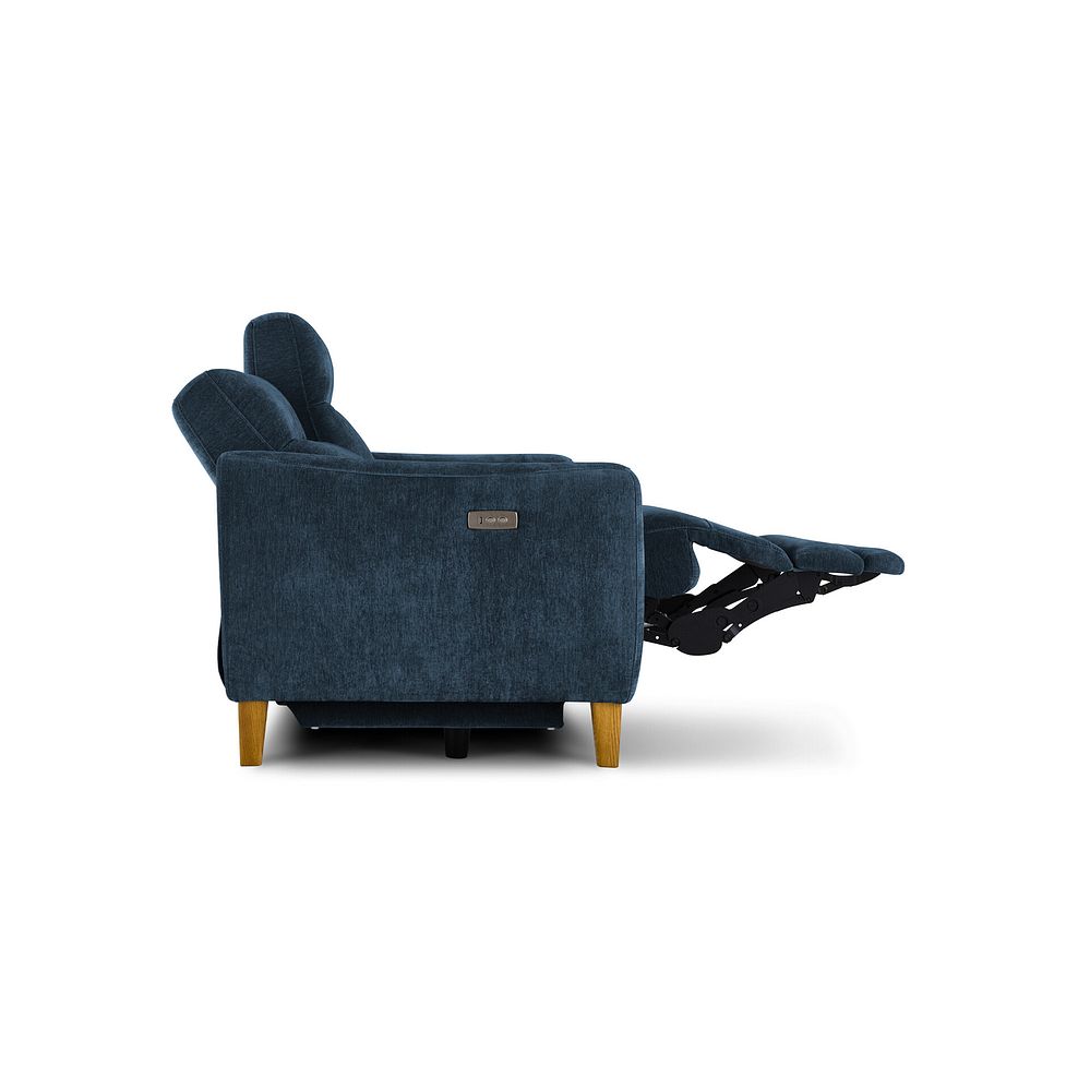 Dylan 2 Seater Electric Recliner Sofa in Amigo Navy Fabric 8