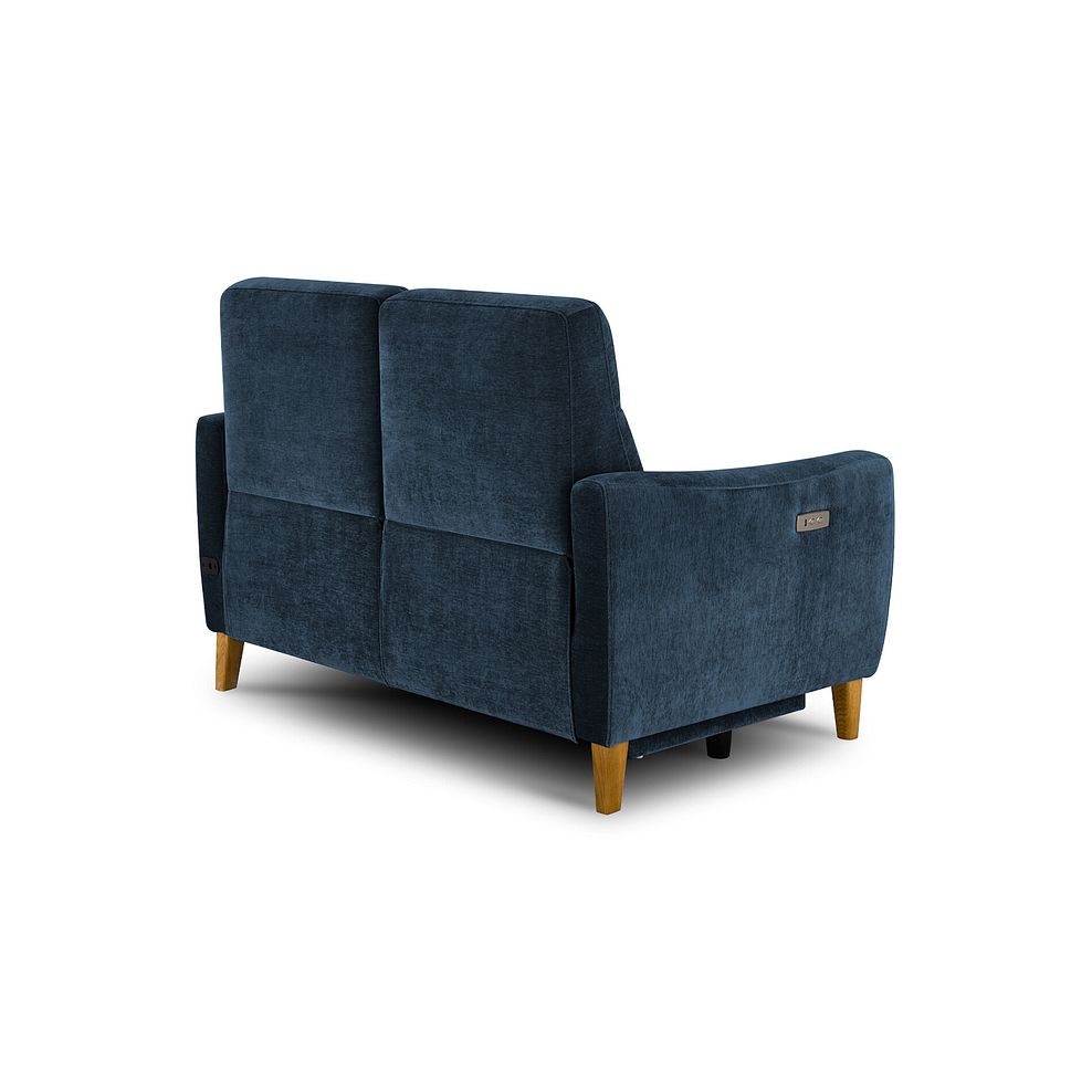 Dylan 2 Seater Electric Recliner Sofa in Amigo Navy Fabric 6