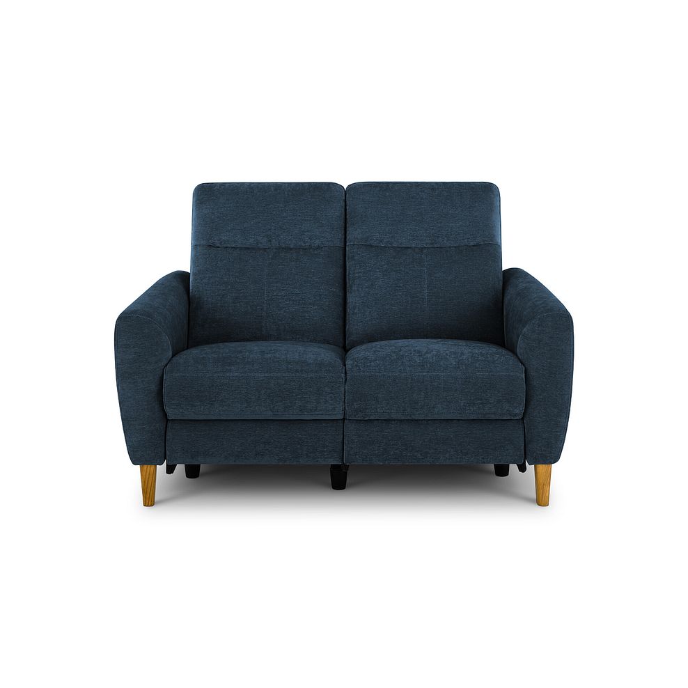 Dylan 2 Seater Electric Recliner Sofa in Amigo Navy Fabric 5