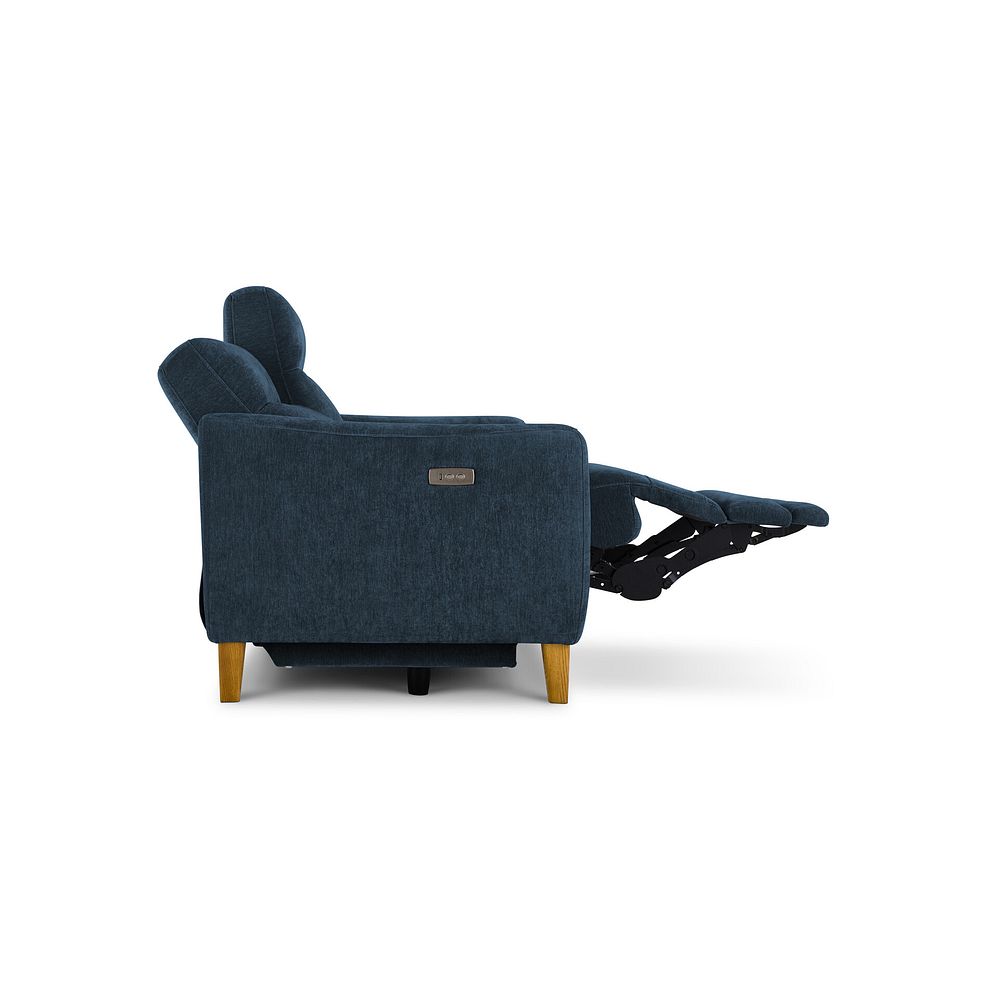 Dylan 2 Seater Electric Recliner Sofa in Amigo Navy Fabric 8