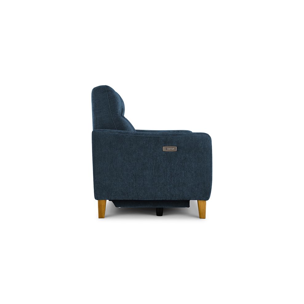 Dylan 2 Seater Electric Recliner Sofa in Amigo Navy Fabric 7