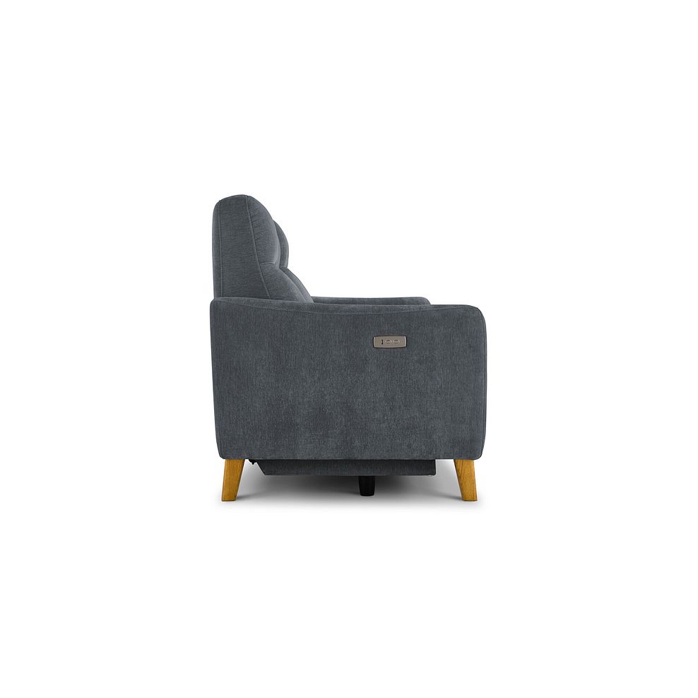 Dylan 3 Seater Electric Recliner Sofa in Amigo Coal Fabric 7