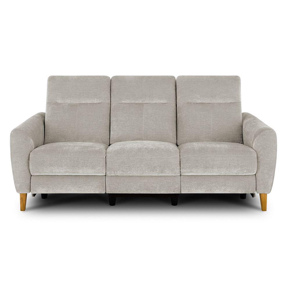 Dylan 3 Seater Electric Recliner Sofa in Amigo Dove Fabric 2