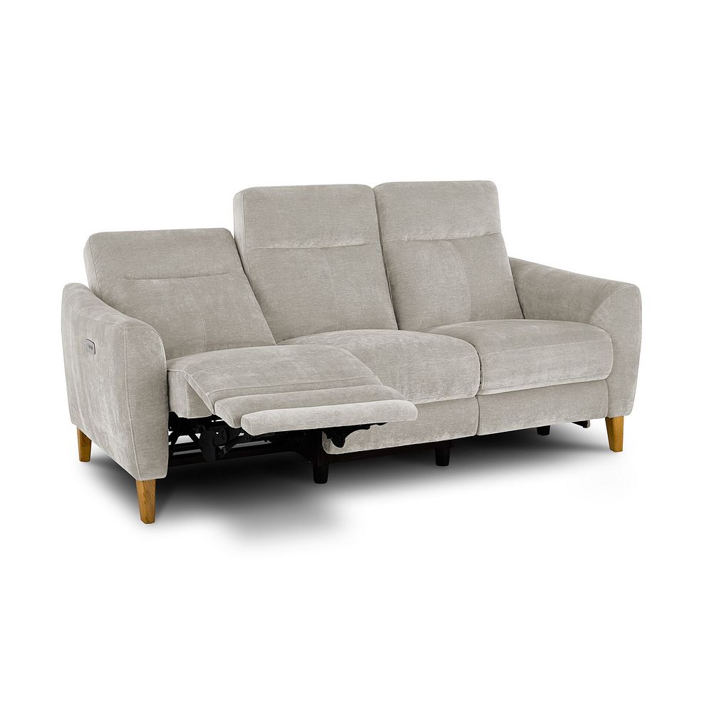Dylan 3 Seater Electric Recliner Sofa in Amigo Dove Fabric 4