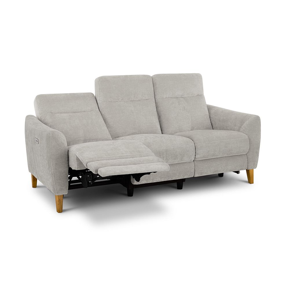 Dylan 3 Seater Electric Recliner Sofa in Amigo Dove Fabric 3