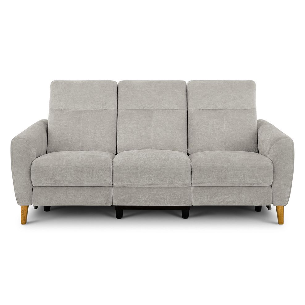 Dylan 3 Seater Electric Recliner Sofa in Amigo Dove Fabric 5