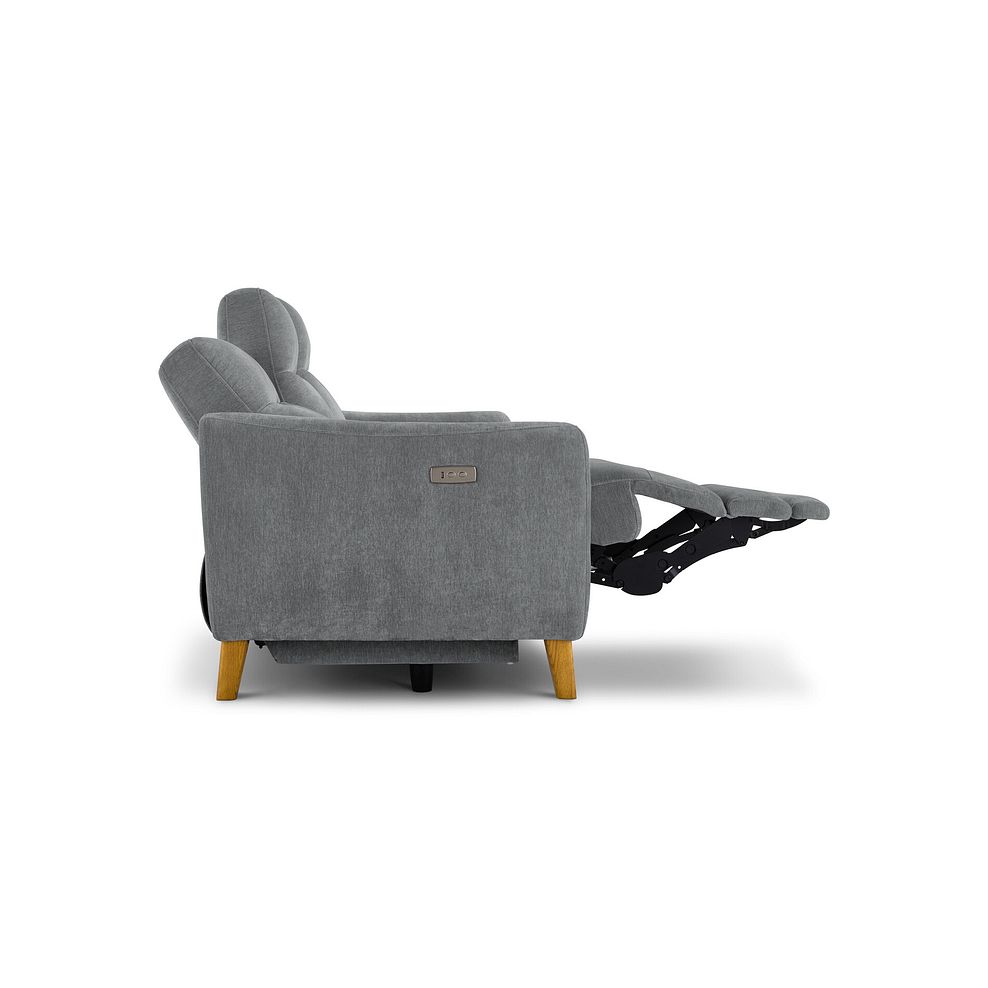 Dylan 3 Seater Electric Recliner Sofa in Amigo Granite Fabric 11