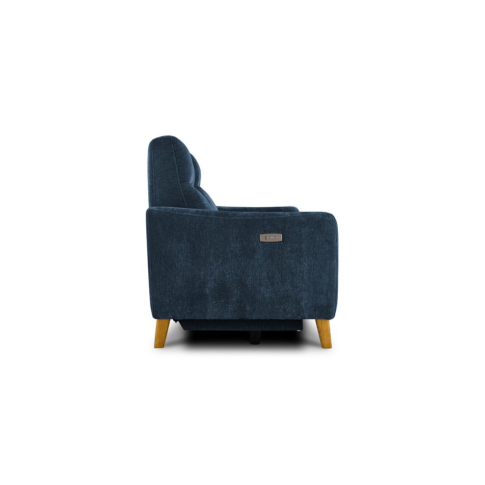 Dylan 3 Seater Electric Recliner Sofa in Amigo Navy Fabric 7
