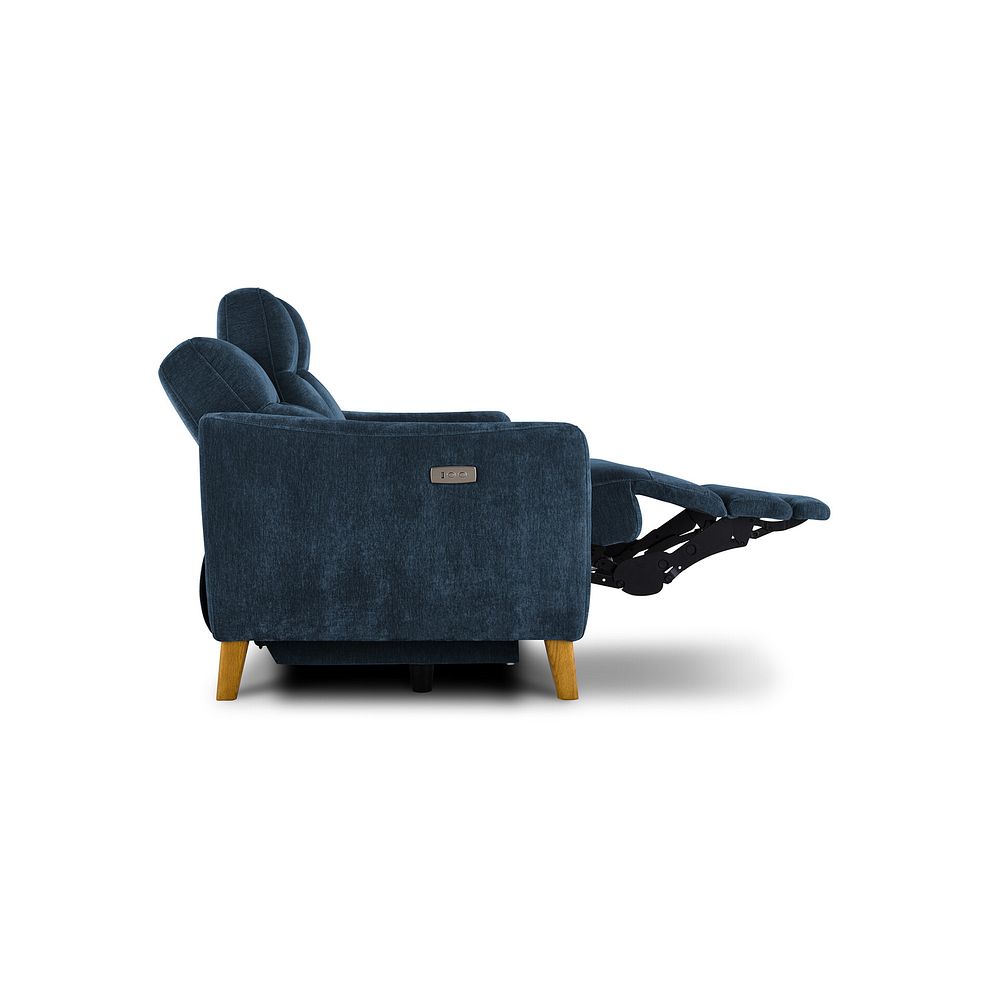 Dylan 3 Seater Electric Recliner Sofa in Amigo Navy Fabric 8