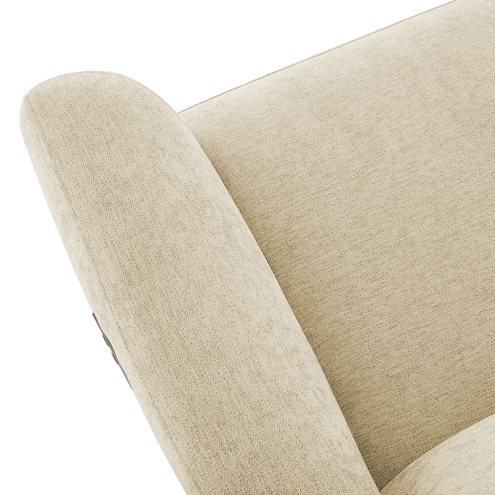 Dylan 3 Seater Electric Recliner Sofa in Darwin Ivory Fabric 11