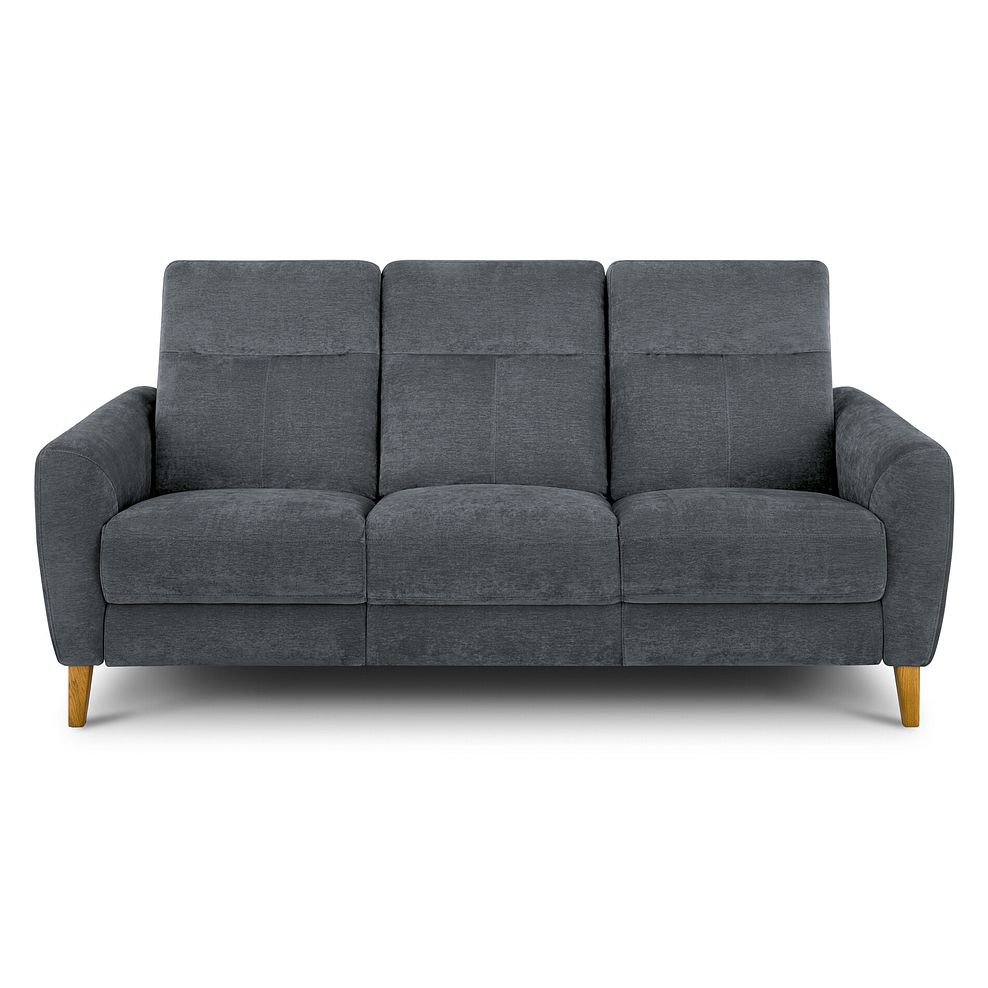 Dylan 3 Seater Sofa in Amigo Coal Fabric 2