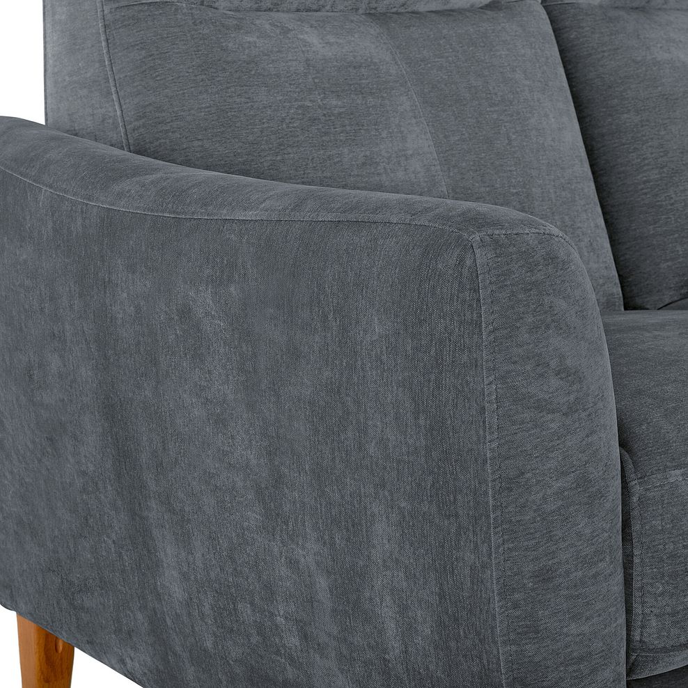 Dylan 3 Seater Sofa in Amigo Coal Fabric 5