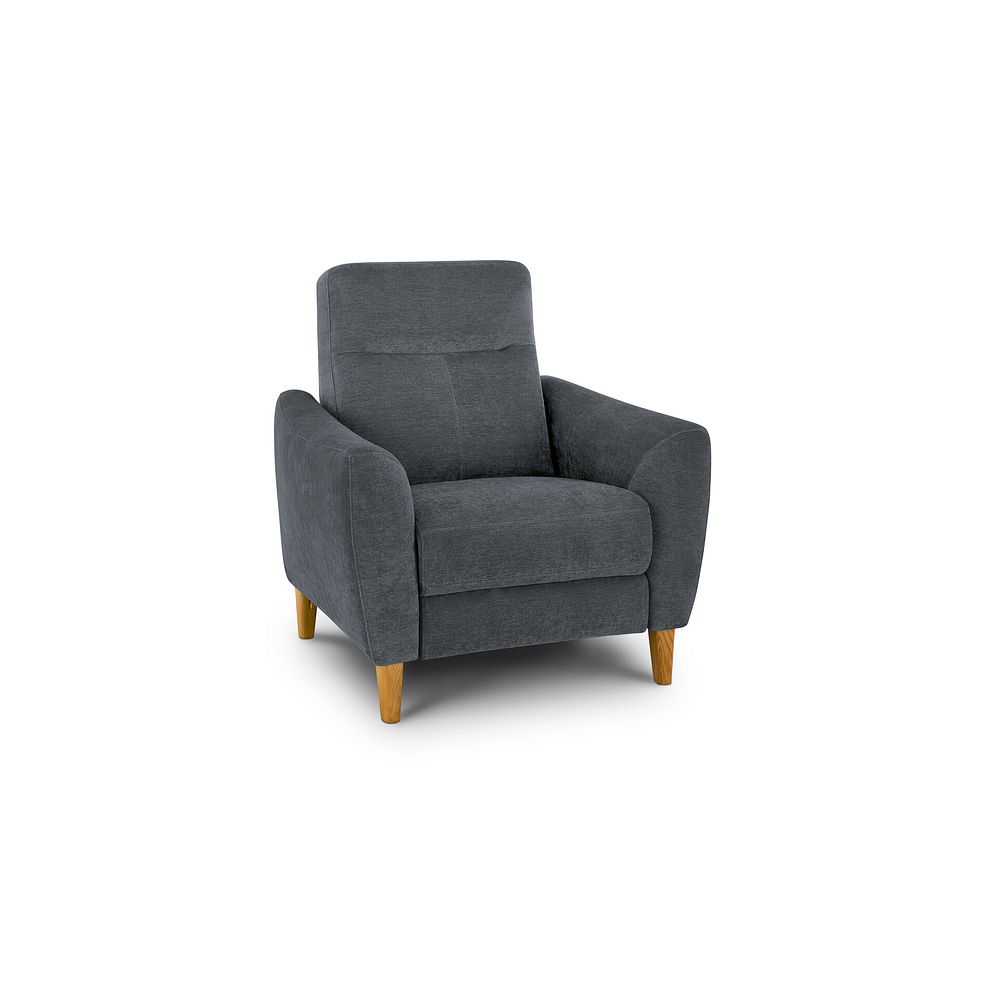 Dylan Armchair in Amigo Coal Fabric 1