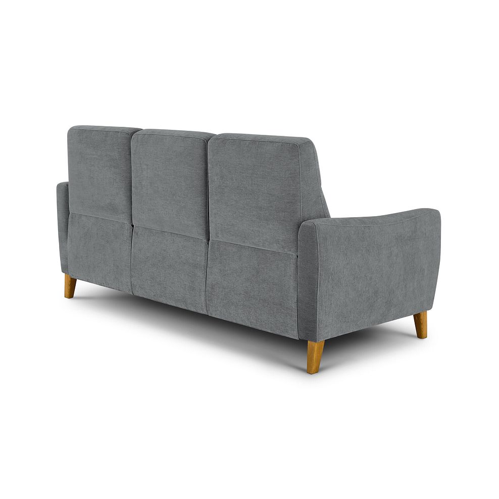 Dylan 3 Seater Sofa in Amigo Granite Fabric 4