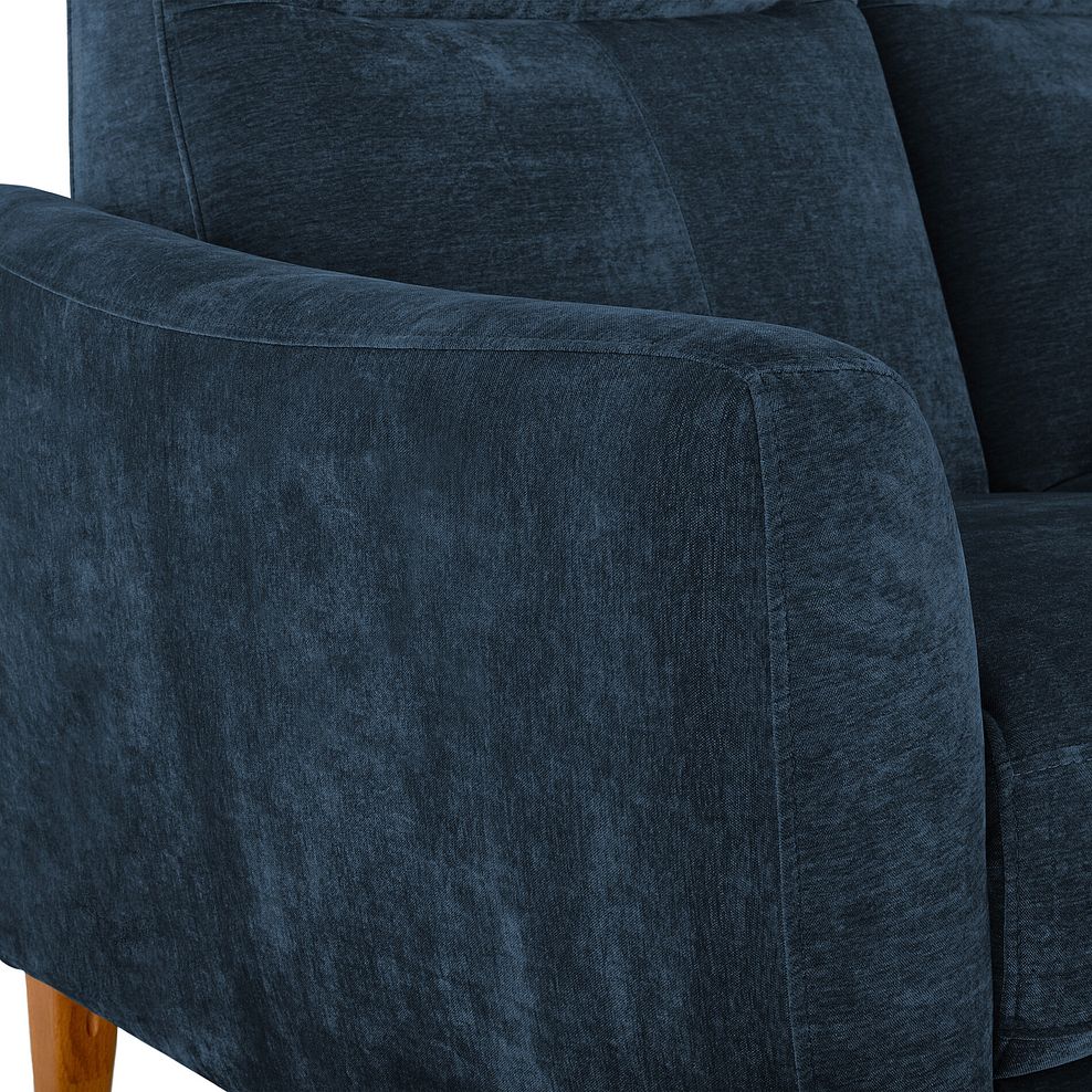 Dylan 3 Seater Sofa in Amigo Navy Fabric 7